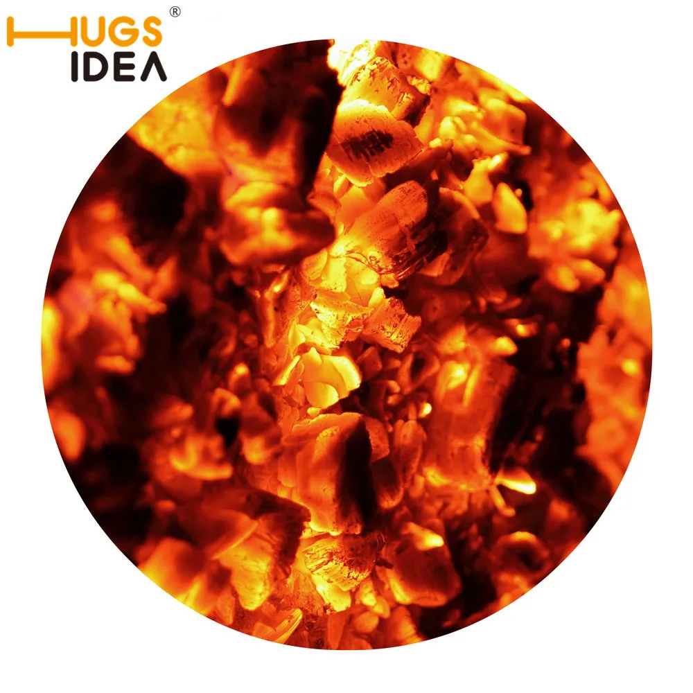 Креативный HUGSIDEA для барбекю вечеривечерние круглый коврик тонкие круглые