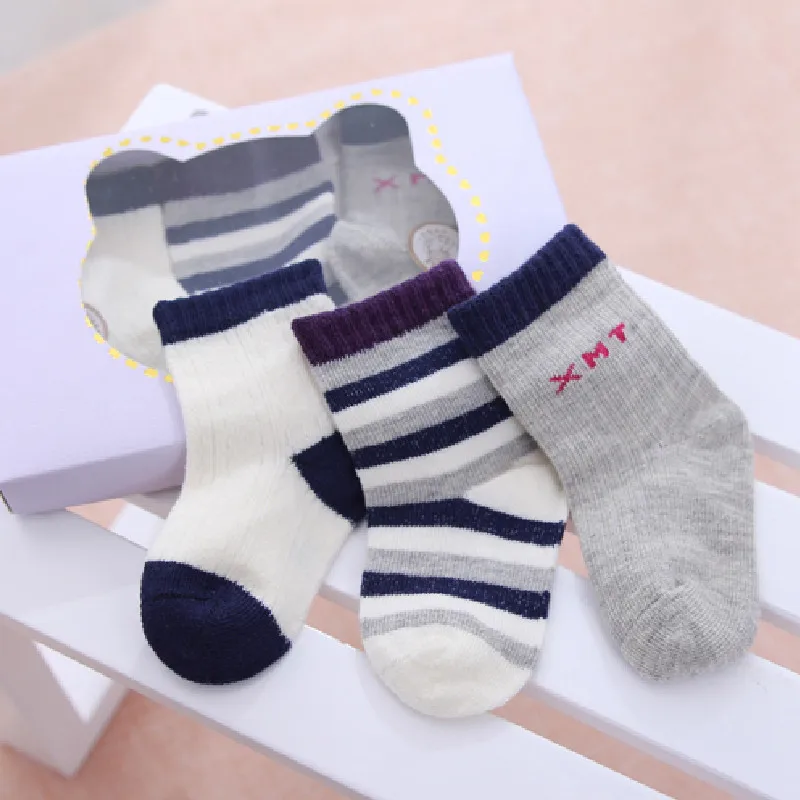 3 пары Детские хлопковые носки в полоску|newborn socks|baby socksnewborn winter socks |