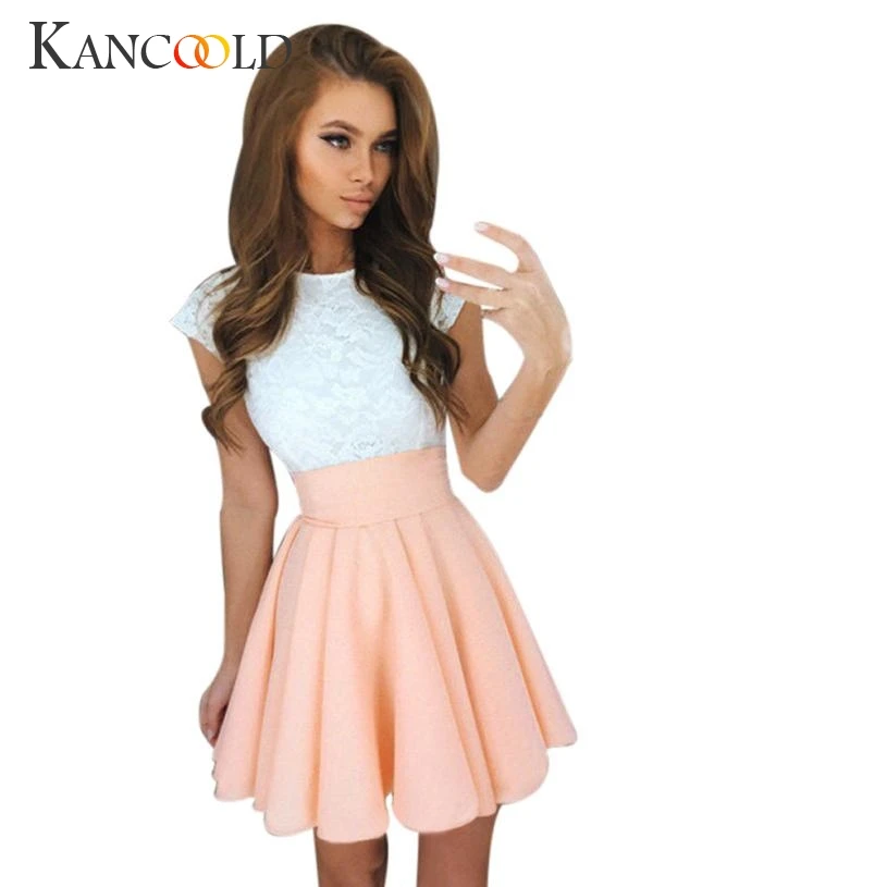 2017 модные женские кружевные вечерние коктейльные мини-платья летние платья с