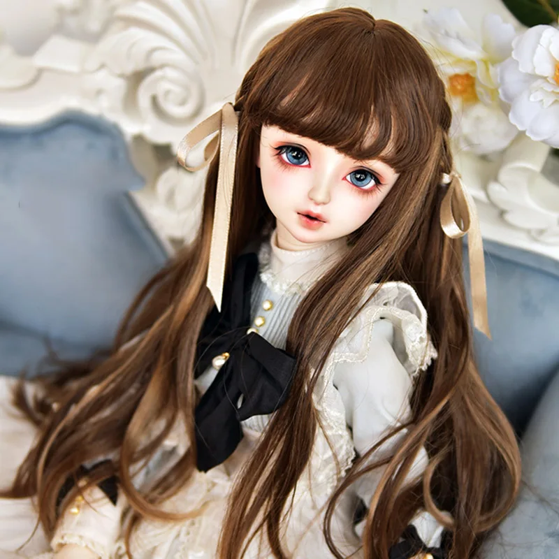 Cateleya bjd кукла супер мягкие Шелковый парик на заказ разноцветные плетеные волосы 1/3/4/6 гигантский ребенок шепот на осень