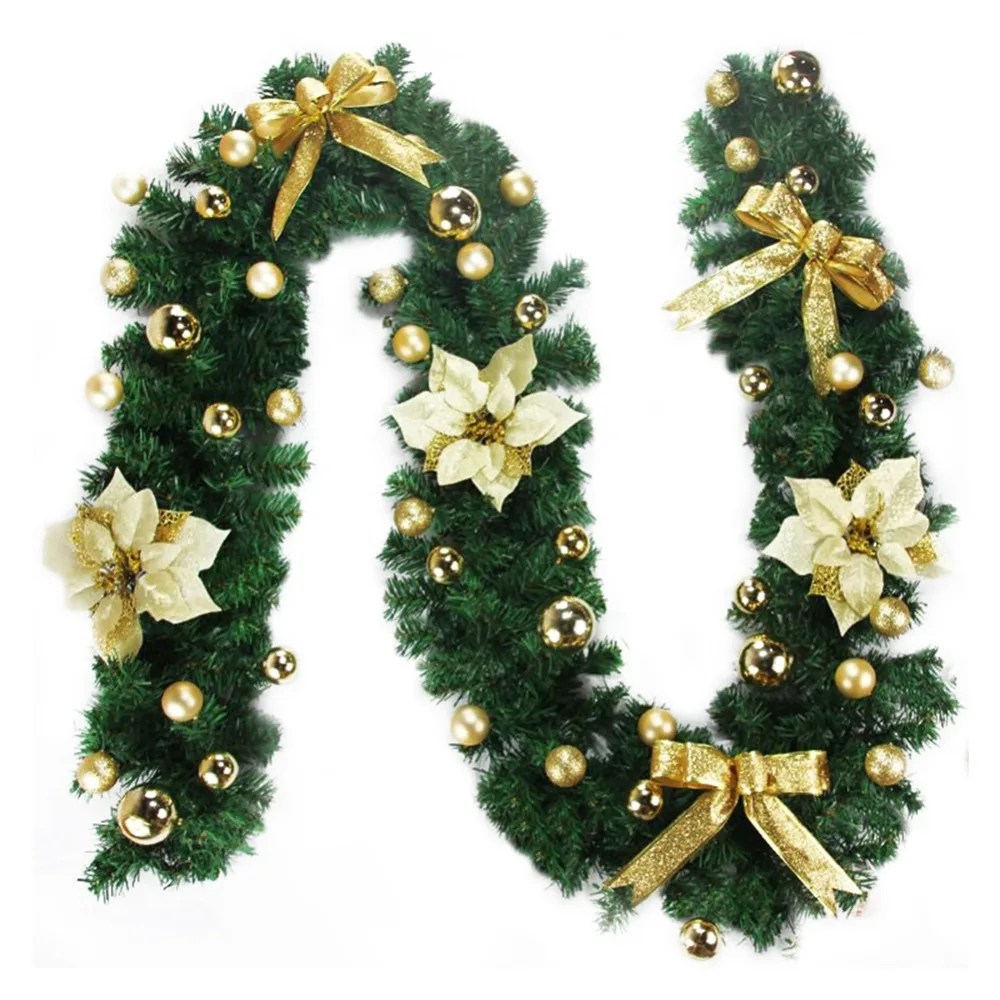 

Christmas Tree Ornament Rattan Curtain garland Christmas Decor For Home