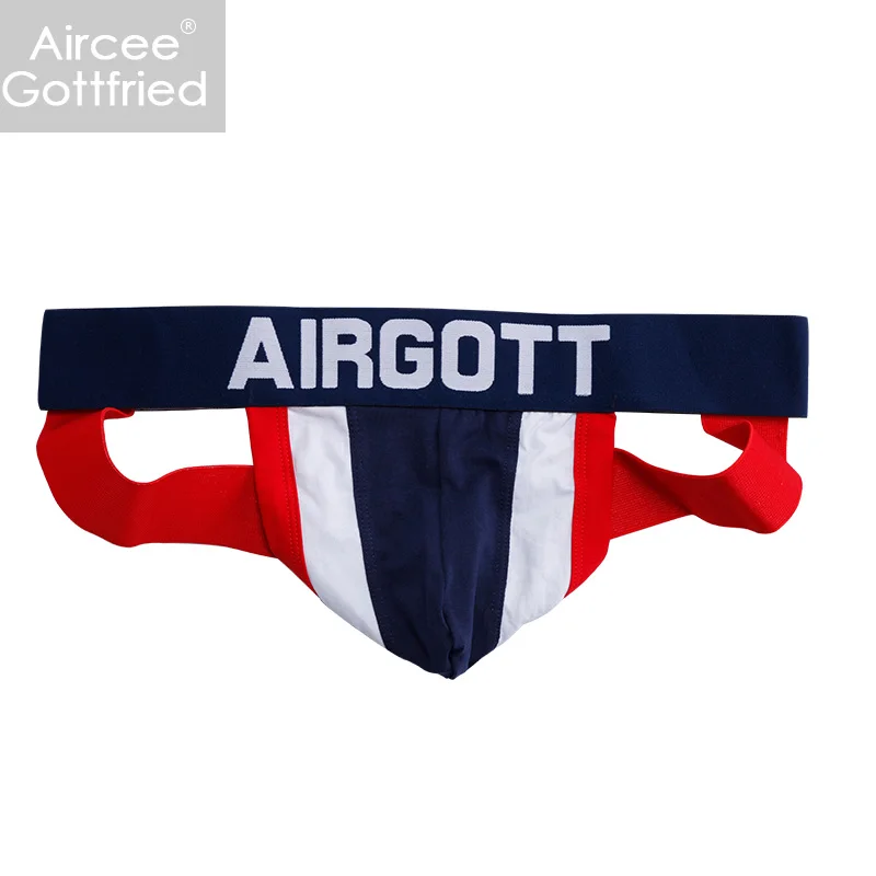AIRGOTT бренд Для мужчин нижнее белье с низкой талией Гей Сисси хлопковые трусы