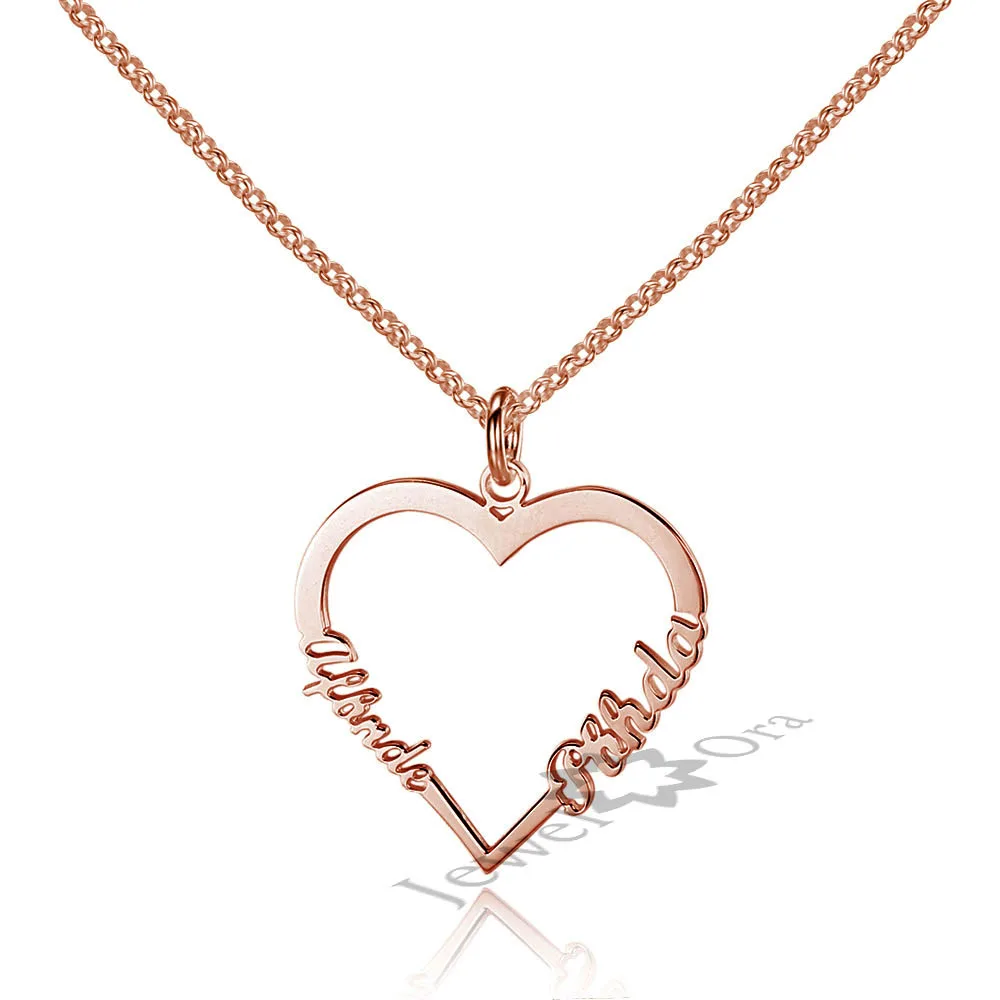 Ожерелье из серебра в форме сердца 3 цвета|925 sterling silver heart|silver 925 heartheart |
