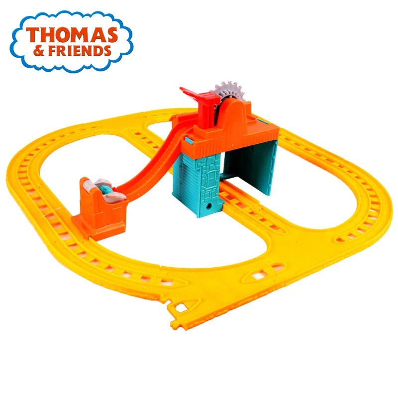 Оригинальные строительные игрушки Thomas and Friends для детей набор железнодорожных