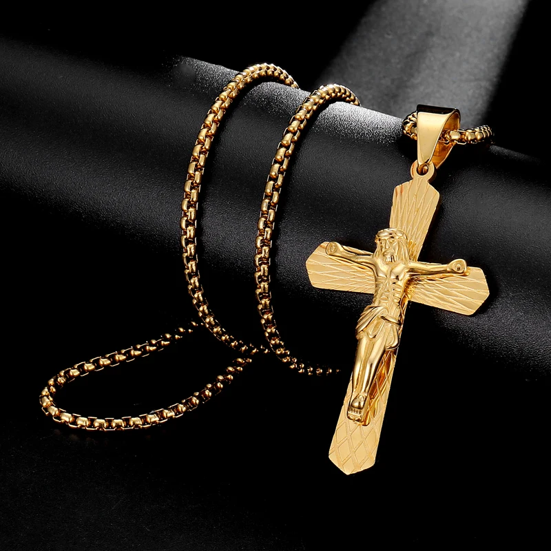 D &amp Z классическое распятие INRI кусок ожерелья с изображением Иисуса Христа и