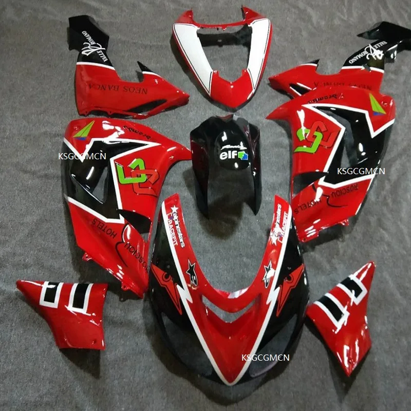 

High Brand new Motorcycle Fairing kit for KAWASAKI Ninja ZX 10R 2006 2007 ABS Red gloss black Fairings set ZX10R 06 07