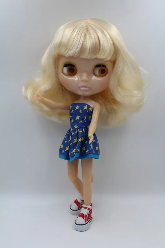 Бесплатная доставка прозрачная кукла Блит сделай сам подарок на день рождения