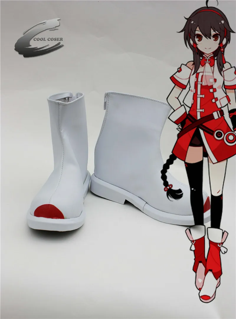 Японского аниме VOCALOID3 Ая Аяне Косплэй Обувь mm1418 индивидуальный заказ Аниме