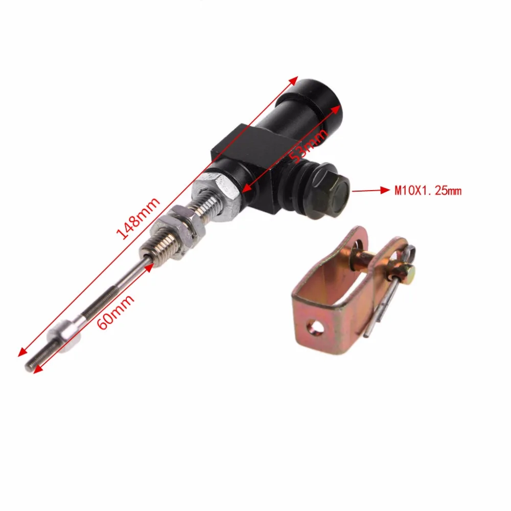 

Aluminum Motorcycle Hydraulic Clutch Master Cylinder Rod Brake Pump M10x1.25mm Brake Pumps Motorbike Brakes