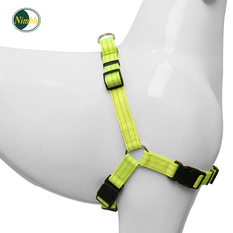 NIMBLE Adjustable Dog Harnesses Nylon Pet Running Training Small Large Dogs Reflective Harness For Harnais Chien | Дом и сад