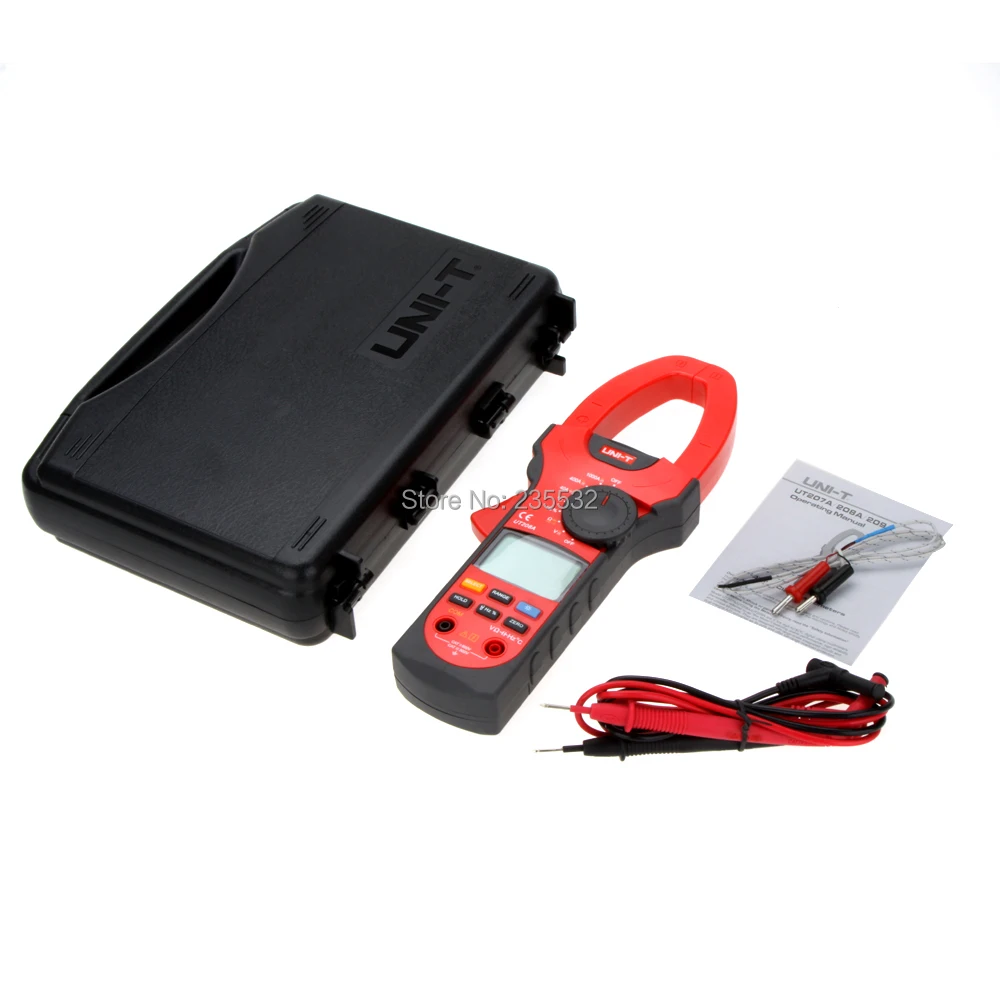 UNI T UT208A Professional Auto/Manual Range Digital Clamp Multimeters w/ Capacitance Temperature Test|clamp union|clamp pinclamp umbilical |