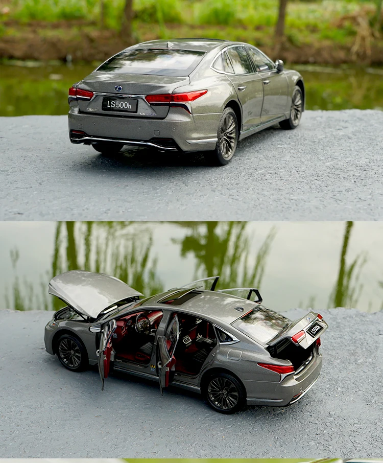 Высокая имитация 1:18 LEXUS LS500 Расширенная Коллекция Модель автомобиля литая металлическая модель автомобиля оригинальная коробка