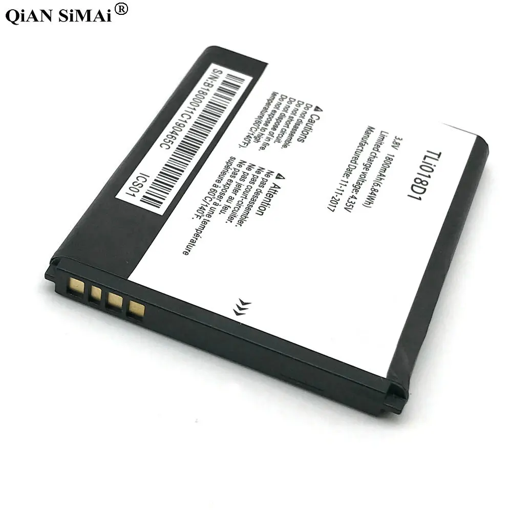Новый высококачественный аккумулятор TLi018D1 1800 мАч для телефона Alcatel one touch D5 Dual 5038x