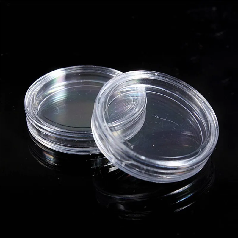 

10pcs Small round transparent plastic coin capsules case 18mm/20mm/21mm/22mm/24mm/25mm/26mm/27mm/30mm/33mm/35mm/38mm/40mm/32mm