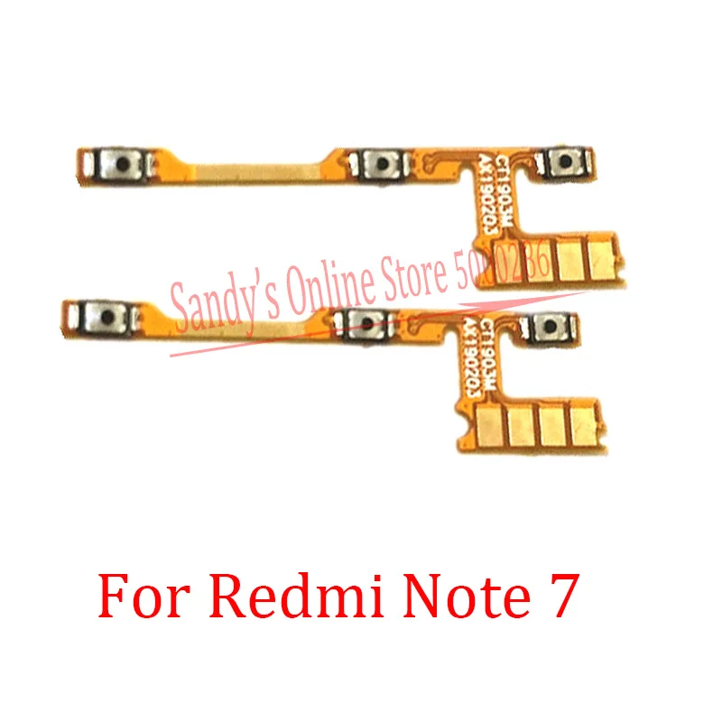 New Power Switch ON OFF Volume Side Button Key Flex Cable For Xiaomi Redmi Note 7 Note7 Buttons | Мобильные телефоны и
