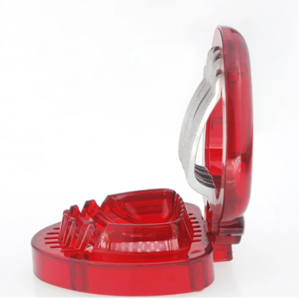 Кухонные гаджеты слайсер для клубники с лезвием из нержавеющей стали