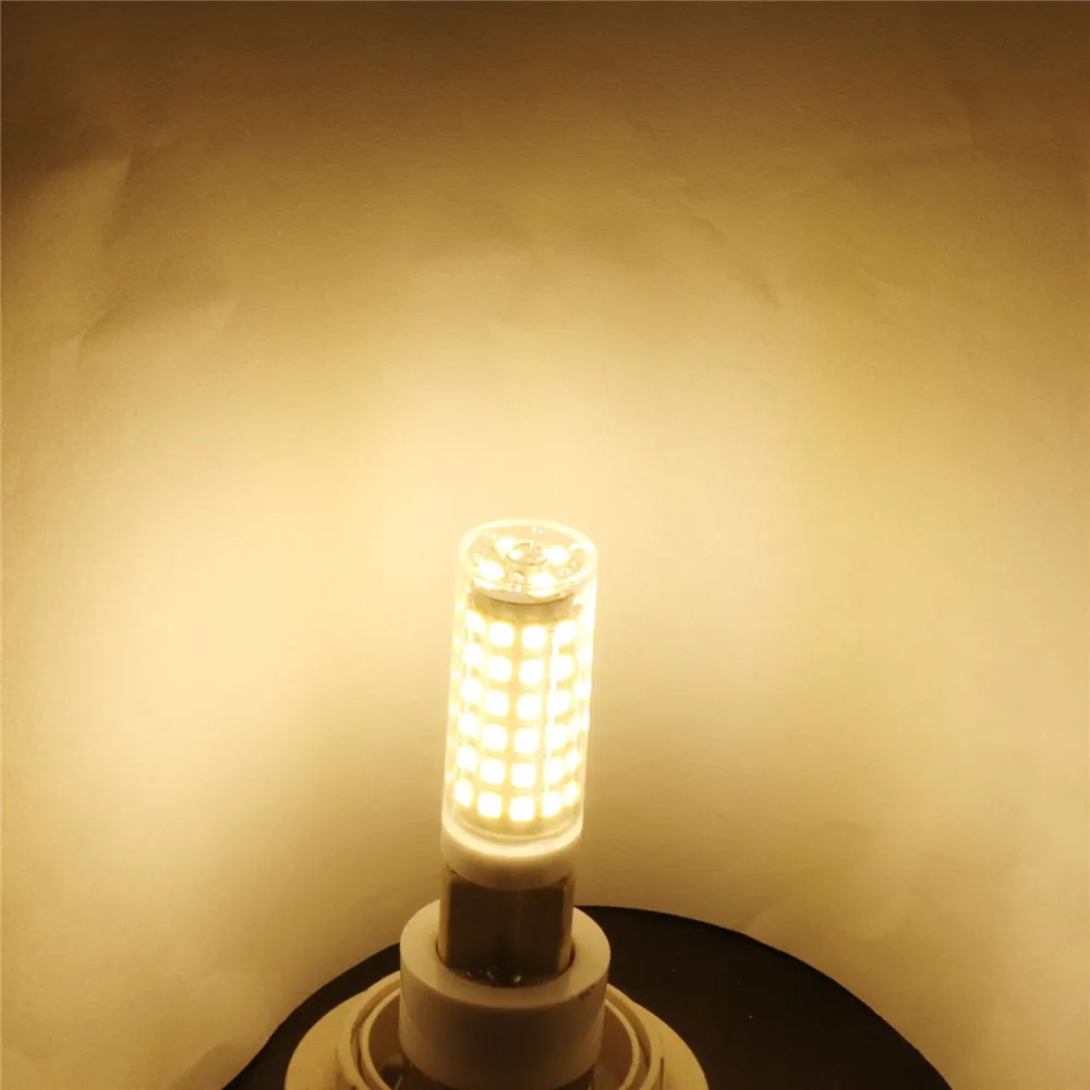 Warm white light YWXLight G9 светодиодный светильник лампа переменного тока 220 в 240 в 9 Вт 10 Вт 2835 SMD светодиодный Керамический прожектор лампа 86 лампа 76 Лампа Холодный белый Теплый белый лампочка - Испускаемый цвет: Warm white light
