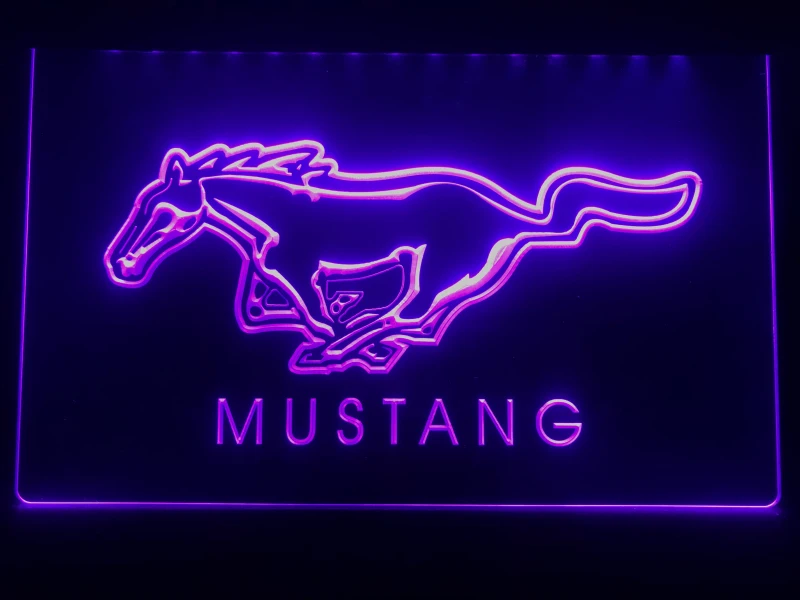 D054-неоновый светодиодный светильник Ford Mustang