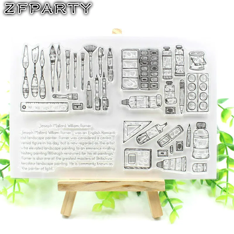 Инструменты для рисования ZFPARTY прозрачный силиконовый штамп/уплотнение