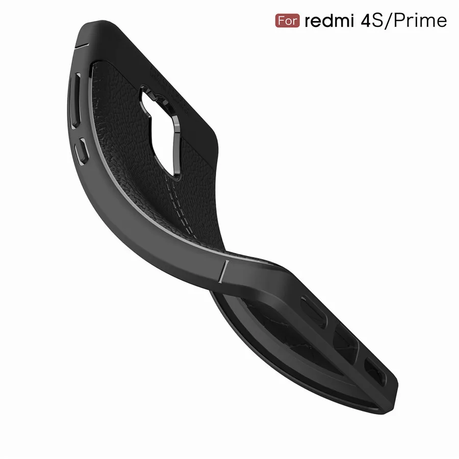 Эксклюзивная модная искусственная кожа Силиконовая задняя крышка для Xiaomi Redmi 4 Pro