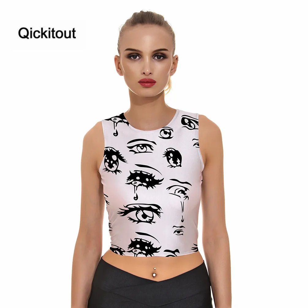 Женские топики без рукавов Qickitout летние в экзотическом стиле Пляжная