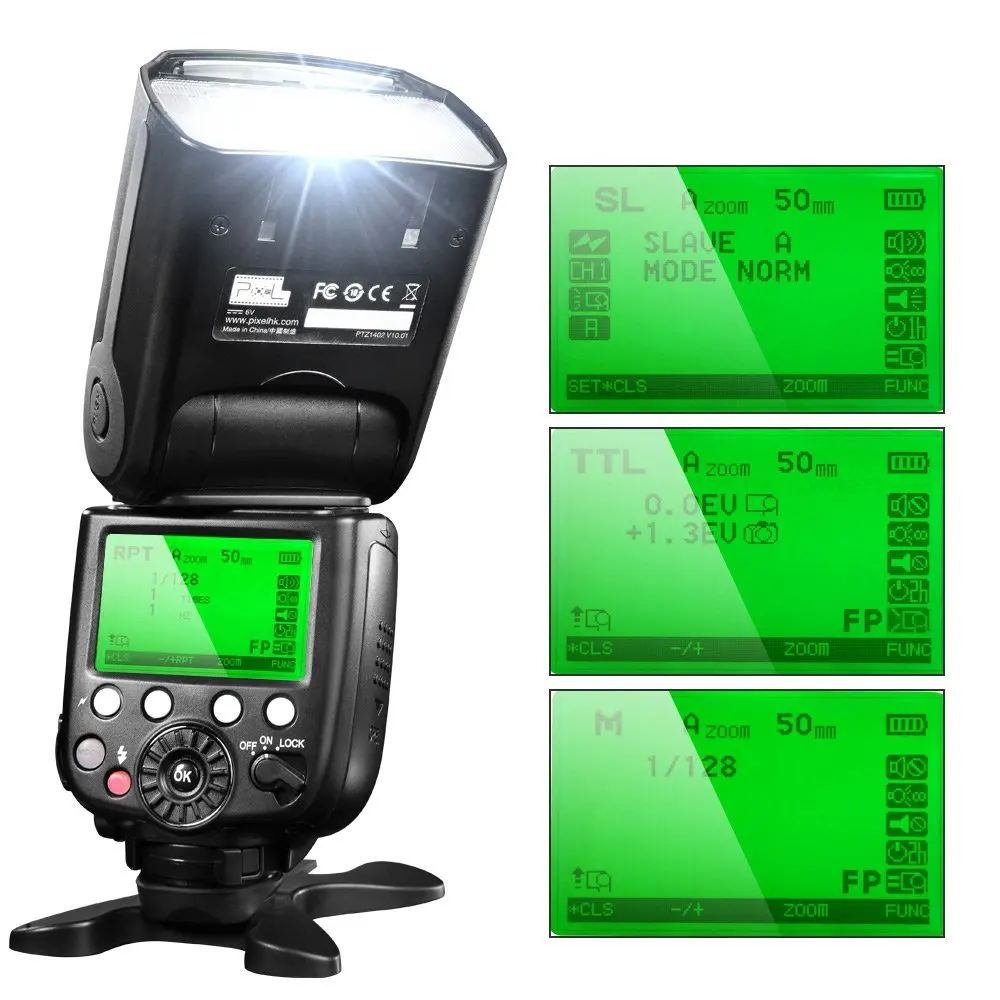 Радиоприемник 2 4G TTL 1/8000S HSS Беспроводная вспышка для камеры Speedlite Pixel X800N PRO Nikon D3100