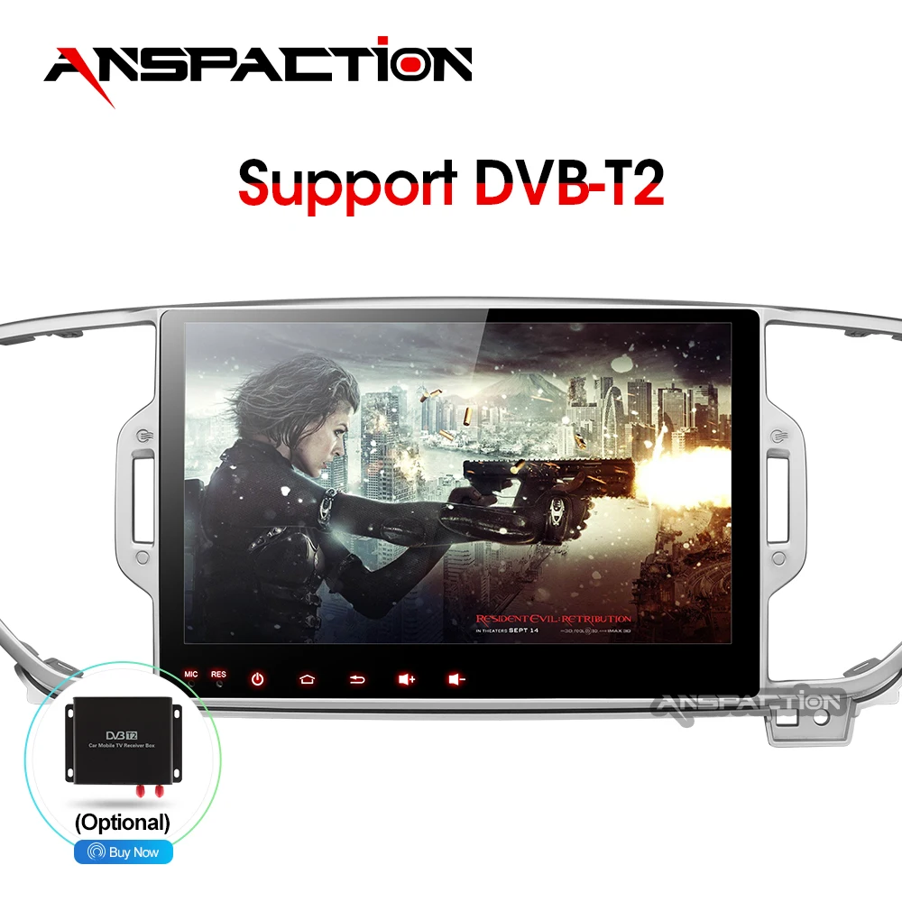 Автомобильный Радио Мультимедийный dvd-плеер Android 8 1 2 навигация din для KIA Sportage 2011-2015