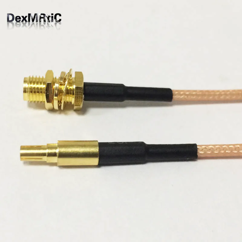 Кабель-перегородка RF с SMA на CRC9 переходник гнездом гнездо прямой адаптер отрезом