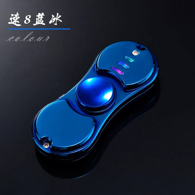Новинка игрушечный светодиодный светильник-вспышка из сплава Tri-Spinner ручной