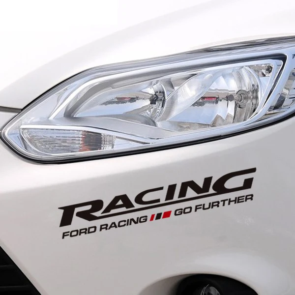 Стикер для автомобиля наклейка Ford Focus Fiesta Mondeo Racing Lights светоотражающий винил 2