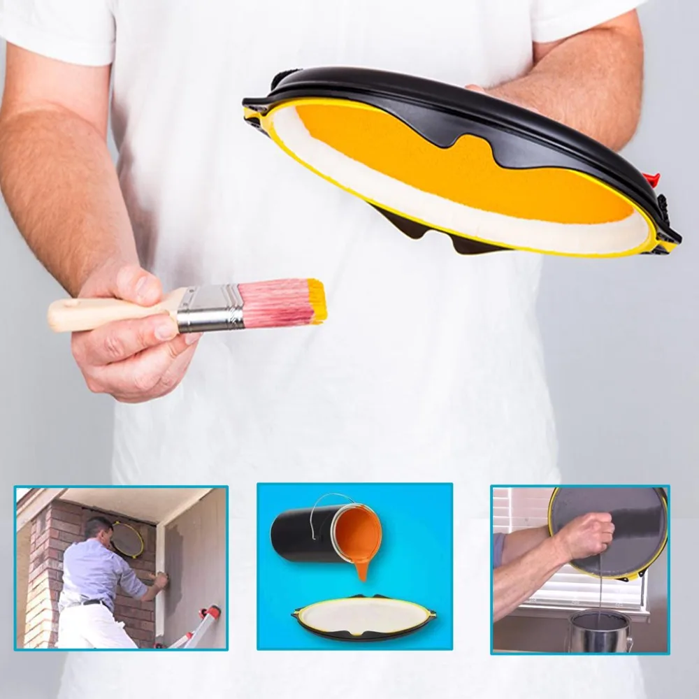 

Лоток гравитационный многофункциональный для краски, многофункциональный регулируемый лоток антигравитационный для краски без проливани...