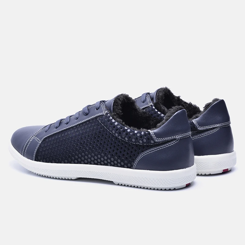 2018 Winter Men Casual Shoes 36~48 Cow Split Brand Warm Flat #JMA168 | Обувь