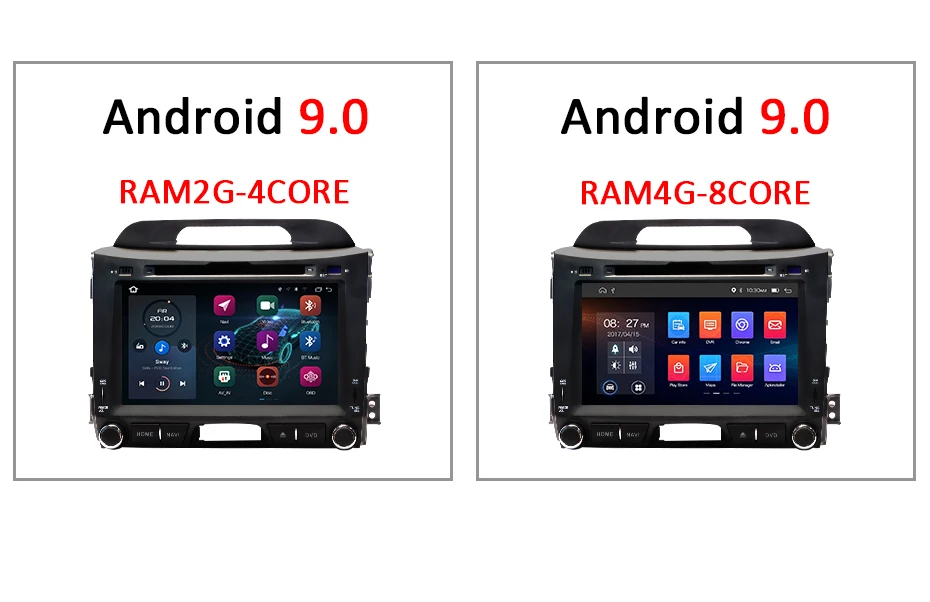 DSP ips AV выход 4G 64G Android 9,0 автомобильный dvd-плеер для KIA sportage 2011- gps Навигация стерео экран радио приемник аудио