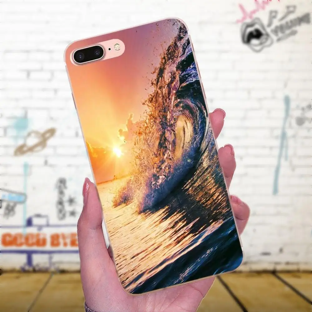 Морской волны серфинг лето океан для Huawei Honor 4C 5A 5C 5X 6 6C 6A 6X 7 7X 8 9 V8 V10 Y3II Y5II Y6II G8 P7 Play