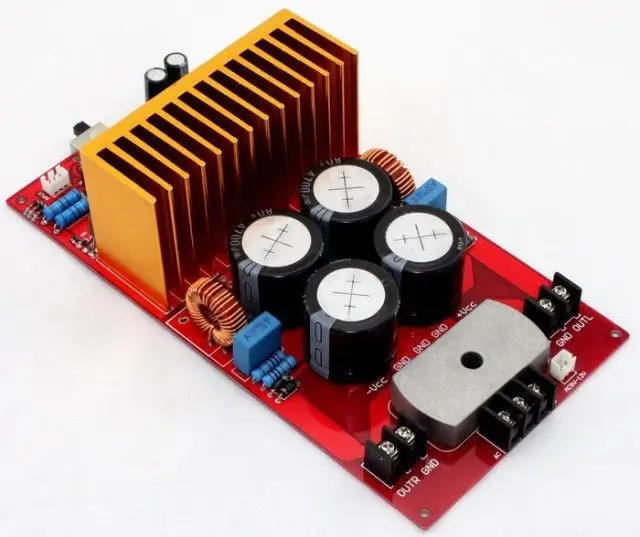 IRS2092 IRFB4227 500 Вт+ 500 Вт 4ohm класса D Усилители домашние завершена доска
