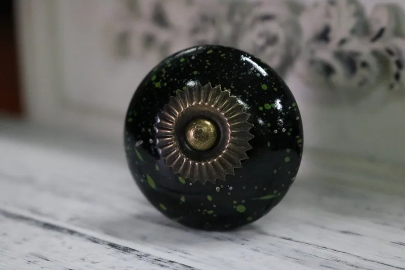 1х красочная акриловая ручка шкафа шкаф комод выдвижной ящик Ручка Потяните летающую тарелку стиль кухонная мебель ручка