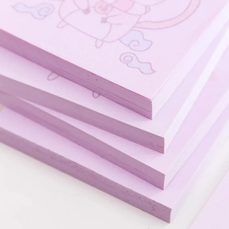 Горячая Распродажа мультяшный Единорог блокнот для записей Чехол карт клейкий