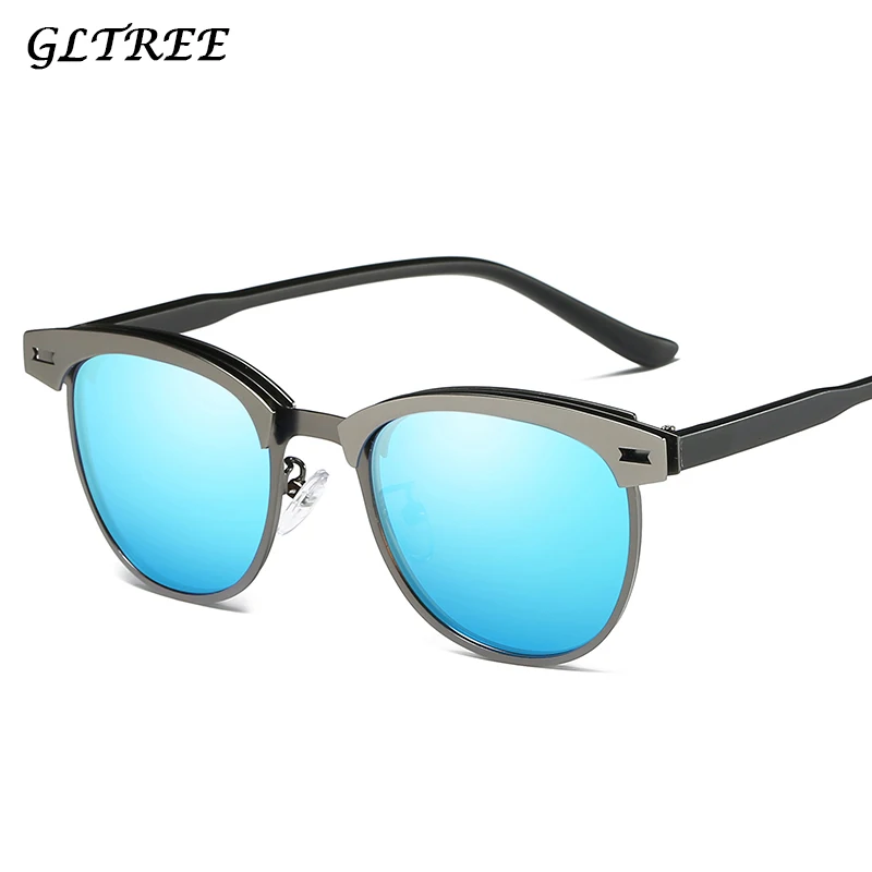 

GLTREE Retro Men's Sunglasses Fashion Women Polarized Lens Classic Vintage Sun Glasses Accessories Men Glasses Oculos UV400 G31