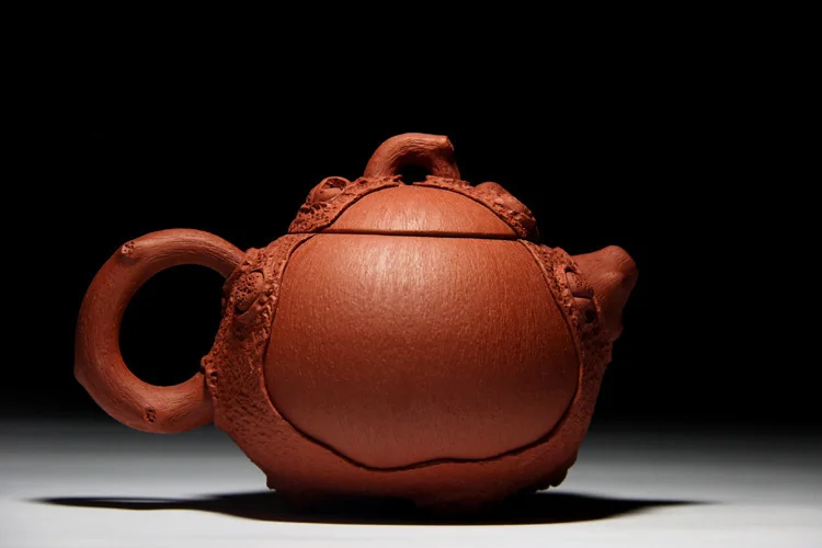 

one dragon xi shi pot authentic yixing are recommended by the manual undressed ore red-skinned dragon teapot tea set