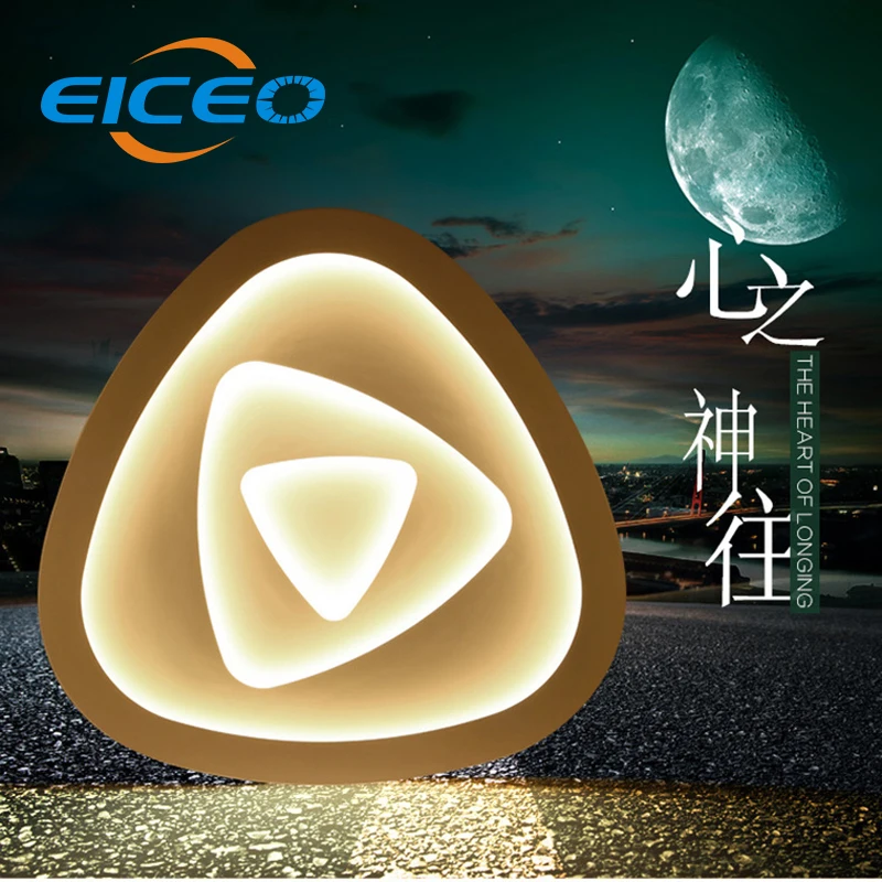 

(EICEO) 2018 светодиодный потолочный светильник, люстры, Потолочный современный светильник, 50 см, 60 см, 53 см, 64 см, бесплатная доставка, AC185-265V