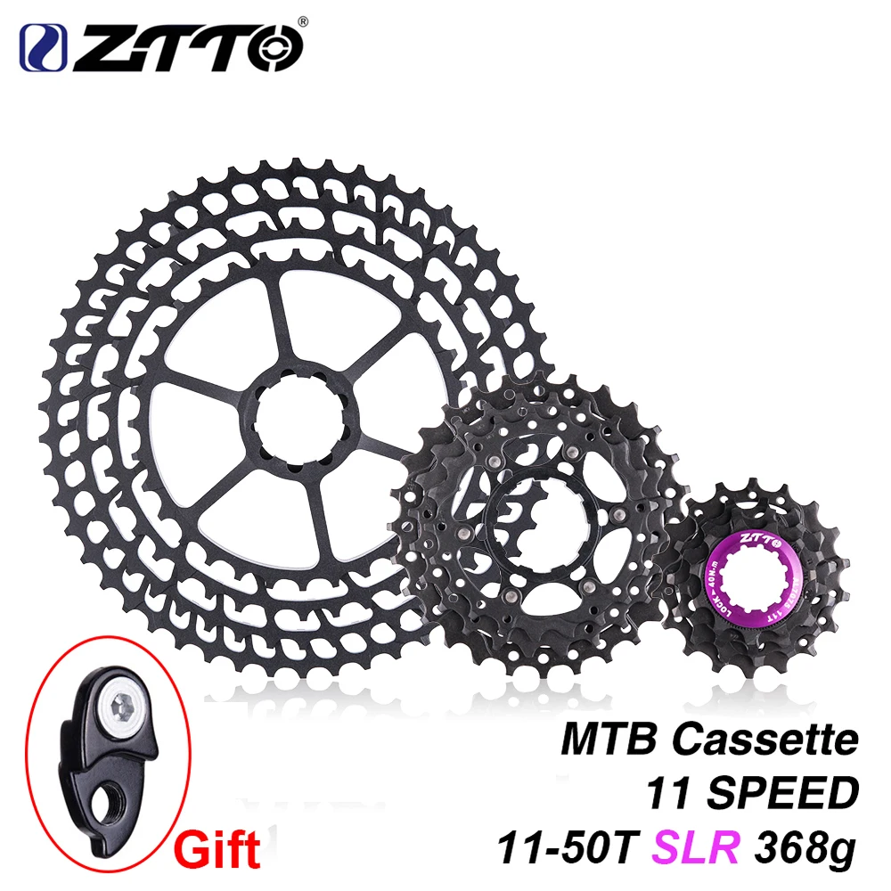 Ztto MTB 11 скоростной SLR 11-50T велосипедная кассета 11s Сверхлегкий ЧПУ красочные звездочки для горного велосипеда HG Hub XX1 gx m9000