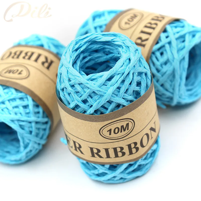 10 м * 24 рулонная бумажная веревка 2 мм Ширина DIY Ручная тканая бумага смешанные