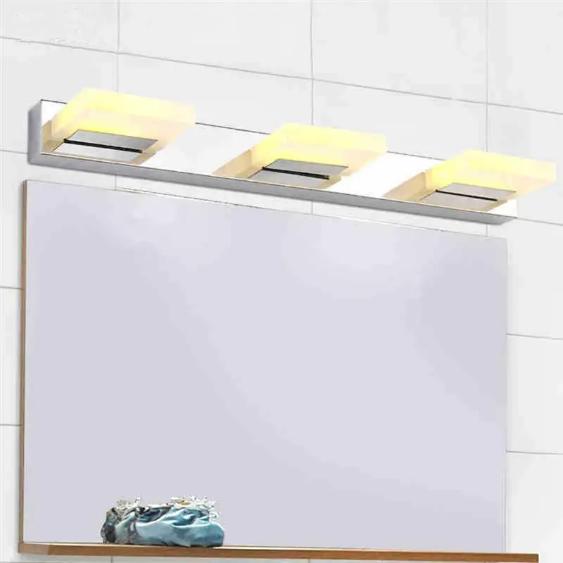 35 см из нержавеющей стали для ванной светильники Светодиодные 6 Вт Ванна