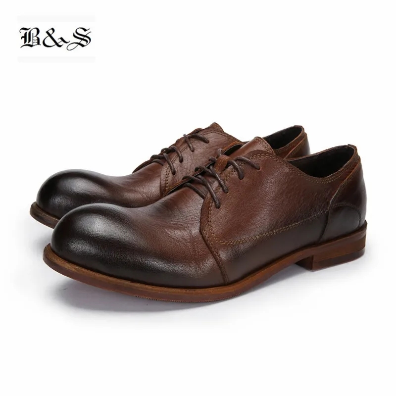 Черные и уличные винтажные свадебные туфли ручной работы из бычьей кожи со