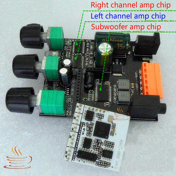 GHXAMP 30 Вт* 2+ 60 Вт TPA3110 2,1 усилитель звука bluetooth плата TPA3118 Класс D AUX BTL стерео усилитель мультимедийный динамик DIY 1 шт