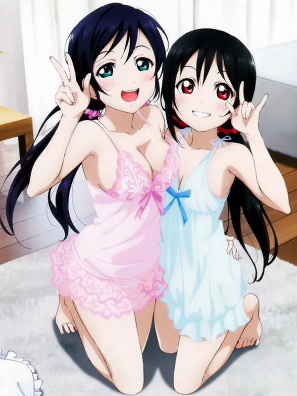

Однослойное одеяло Love Live аниме Nozomi & Nico 200*150 см #38769