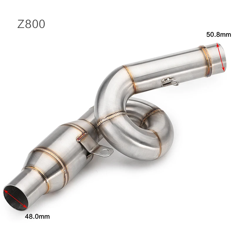 Мотоциклетный глушитель Z800 ZX6R модифицированная выхлопной трубы для Kawasaki z800 z750 zx6r