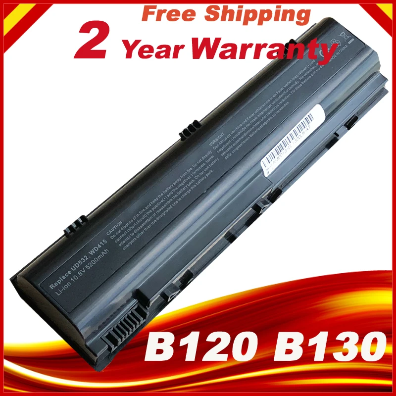 Аккумулятор для ноутбука Dell Inspiron 1300 B120 B130 120L 312-0416 HD438 KD186 XD187 Бесплатная доставка |