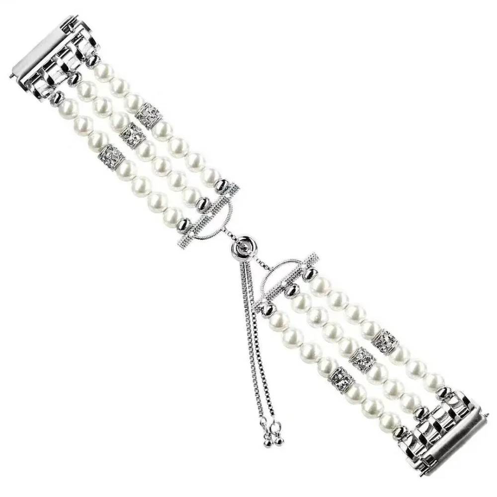 Новейший Женский Стильный ювелирный браслет типа Агата для Fitbit versa ремешок