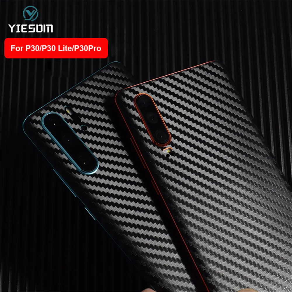 Back Cover Soft Film For Huawei P30 Pro P30Lite 3D Carbon Fiber Protective Body Sticker Lite P30Pro |